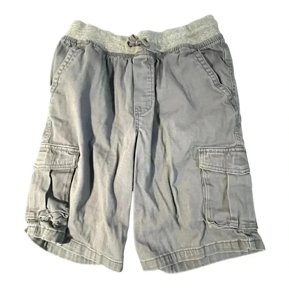 Wonder Nation youth size XL 14/16 grey comfy shorts EUC